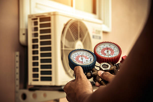 Professional Hvac Installation technician working in East Taunton, MA